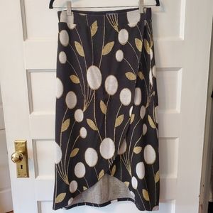 Maeve Faux Wrap Skirt